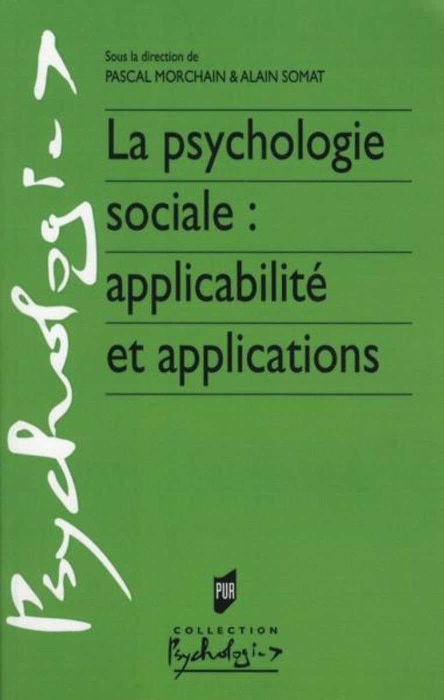 PSYCHOLOGIE SOCIALE Psychology