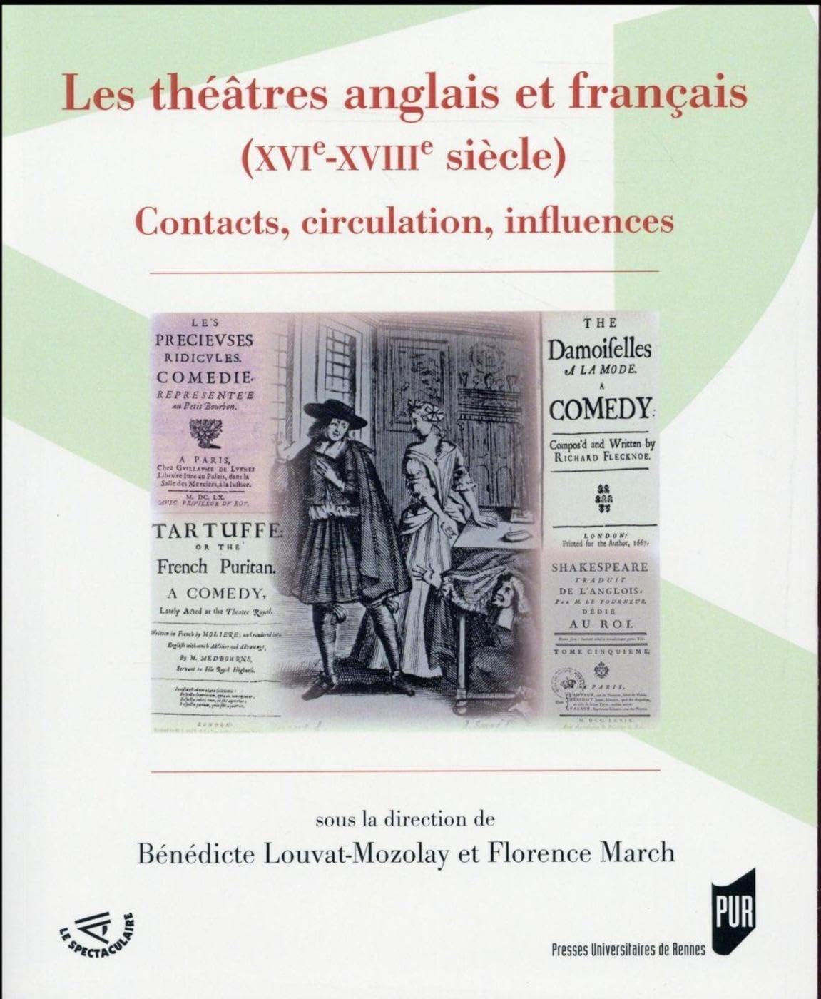 THEATRES ANGLAIS ET FRANCAIS XVIE XVIIIE SIECLE book