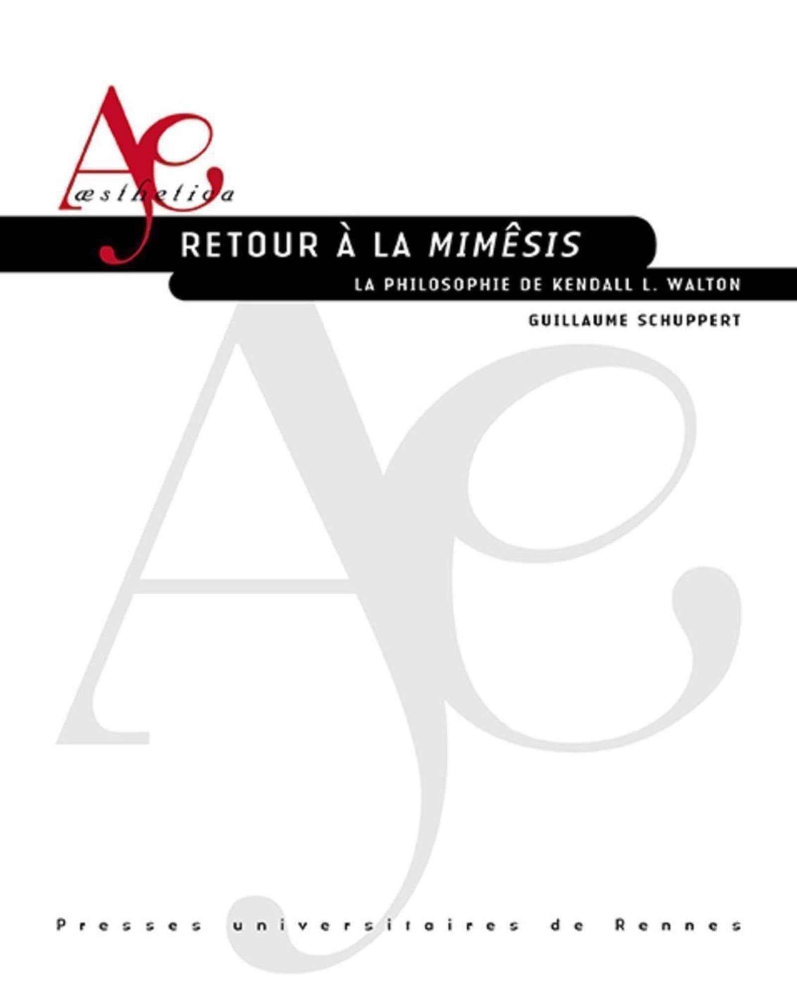 Retour à la mimêsis: La philosophie de Kendall L. Walton book