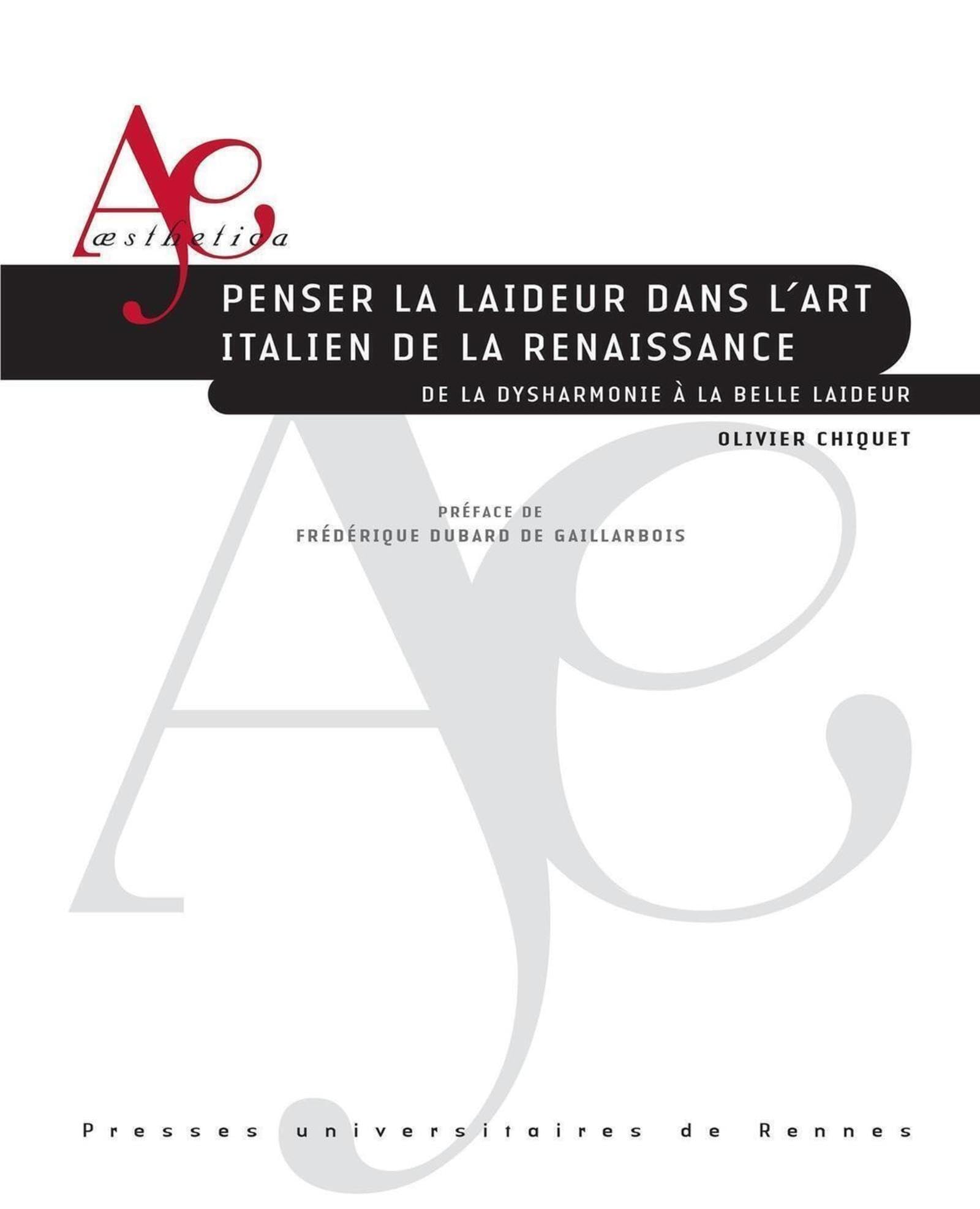 Penser la laideur dans l'art italien de la Renaissance: De la dysharmonie à la belle laideur book