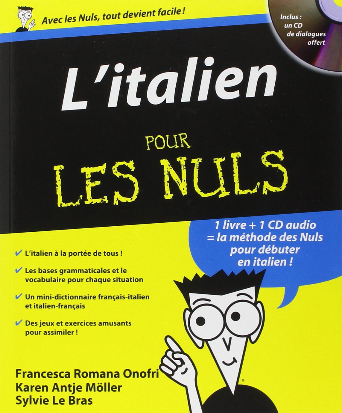 L'italien pour les nuls + cd Foreign Languages ​​& Dictionaries