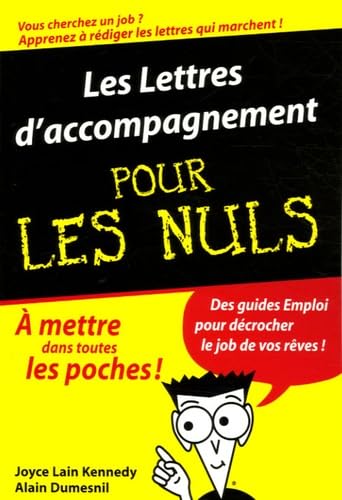 Les lettres d'accompagnement pour les nuls Books