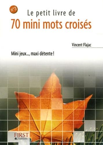 Le petit livre de 70 mini-mots croisés Books