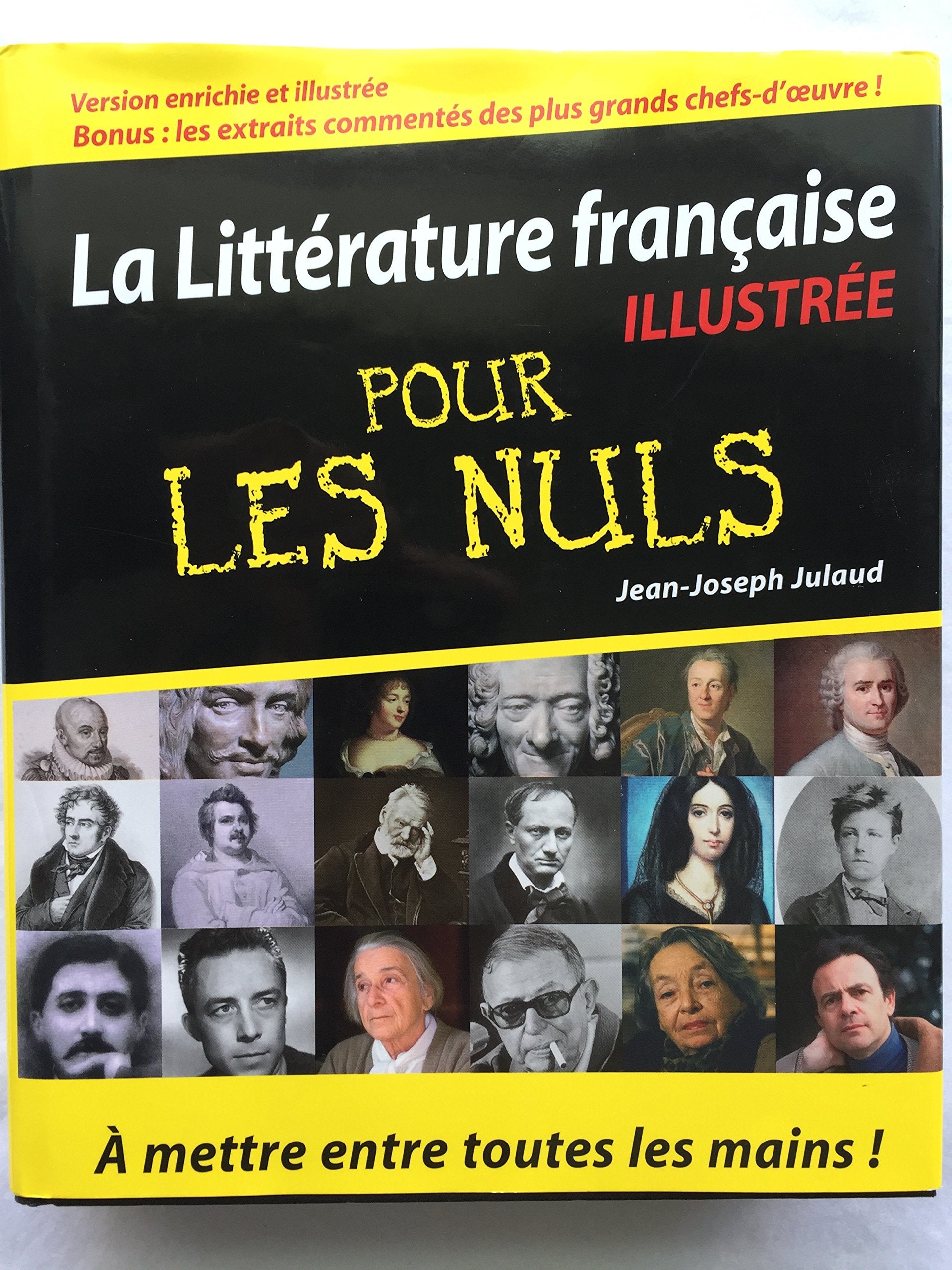 La Littérature française illustrée pour les Nuls Books
