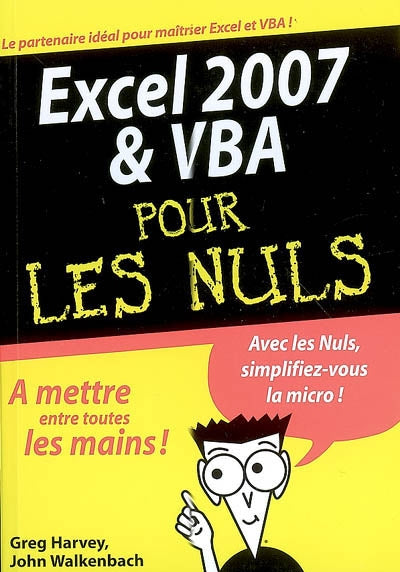 Product Image: Excel 2007 & VBA pour les nuls