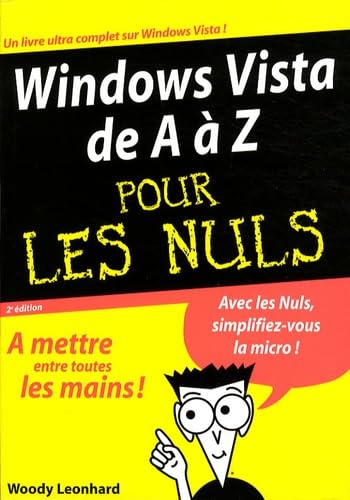 Windows Vista de A à Z pour les nuls Books