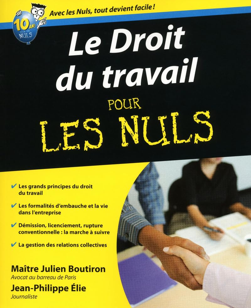 Le Droit du travail pour les Nuls book