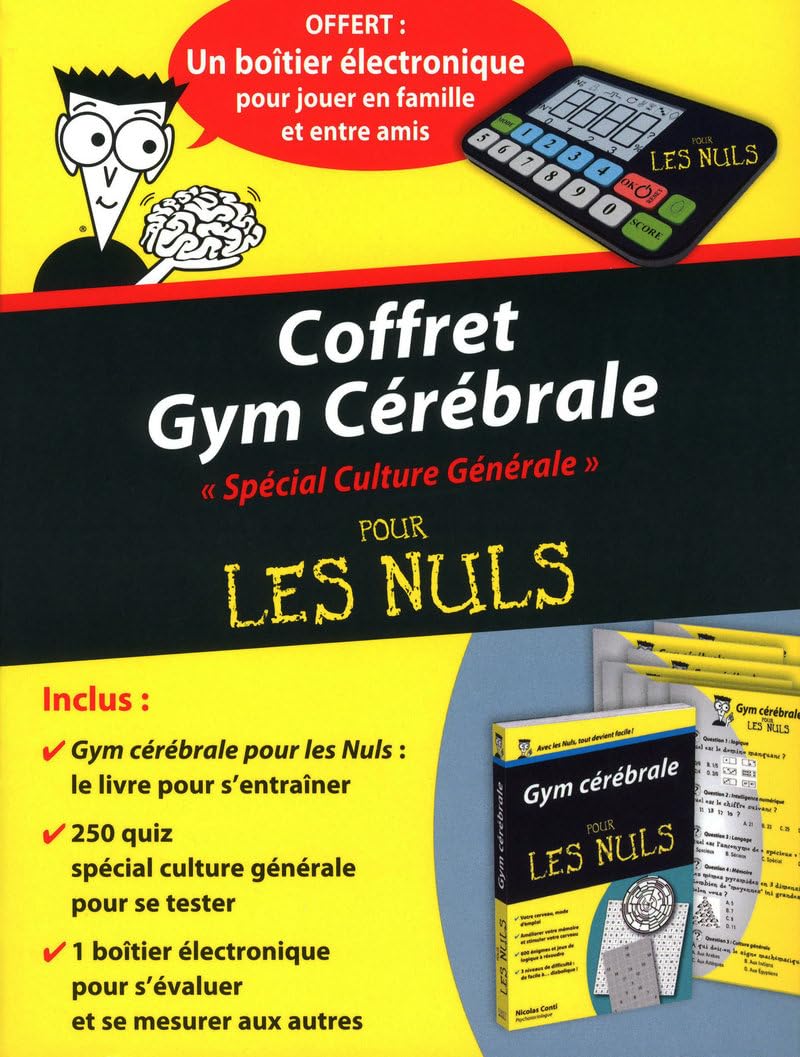 Coffret Gym Cérébrale "Spéciale Culture Générale" pour les nuls Books