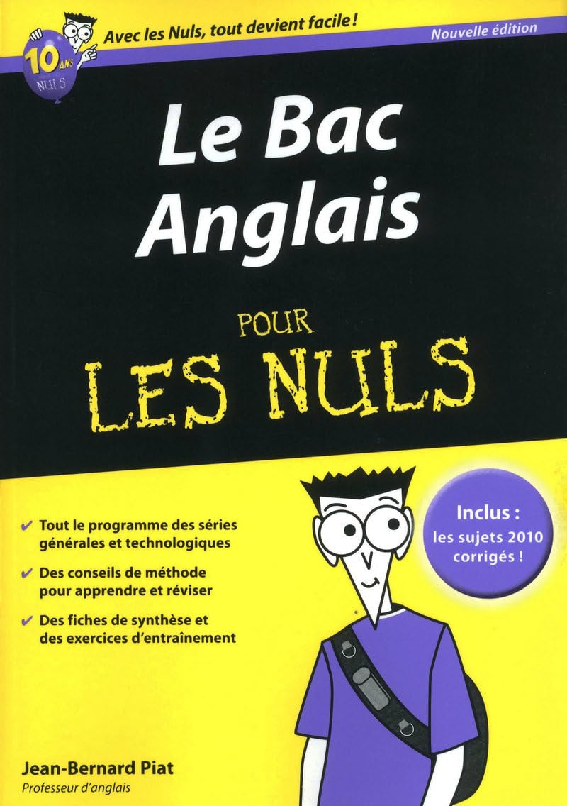 BAC ANGLAIS 2011 POUR LES NULS book