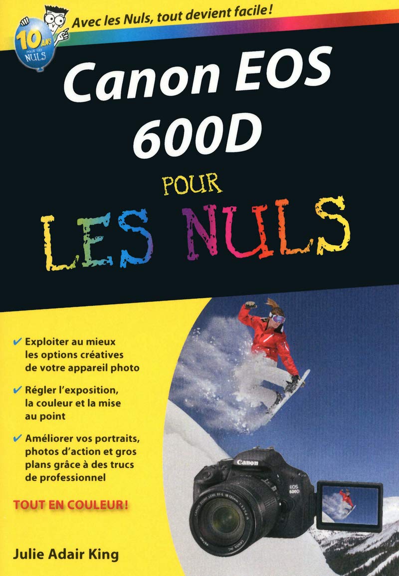 Canon EOS 600 D Poche Pour les nuls book