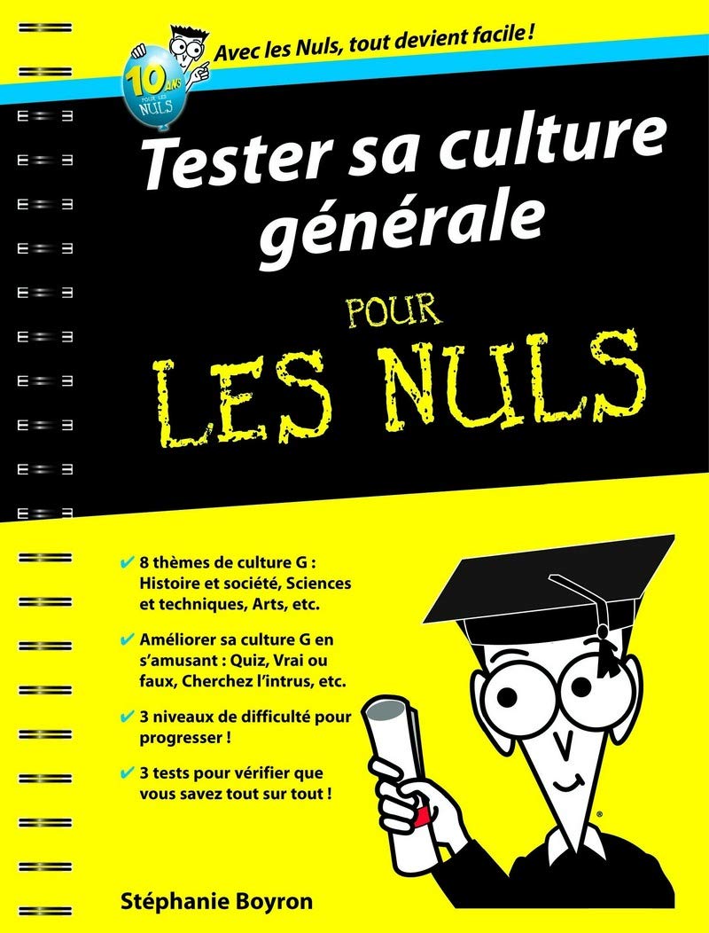 Tester sa culture générale Poche Pour les nuls Leisure & Fun