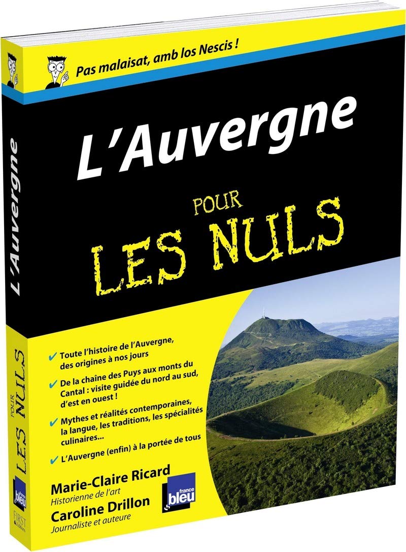 L'Auvergne pour les Nuls book