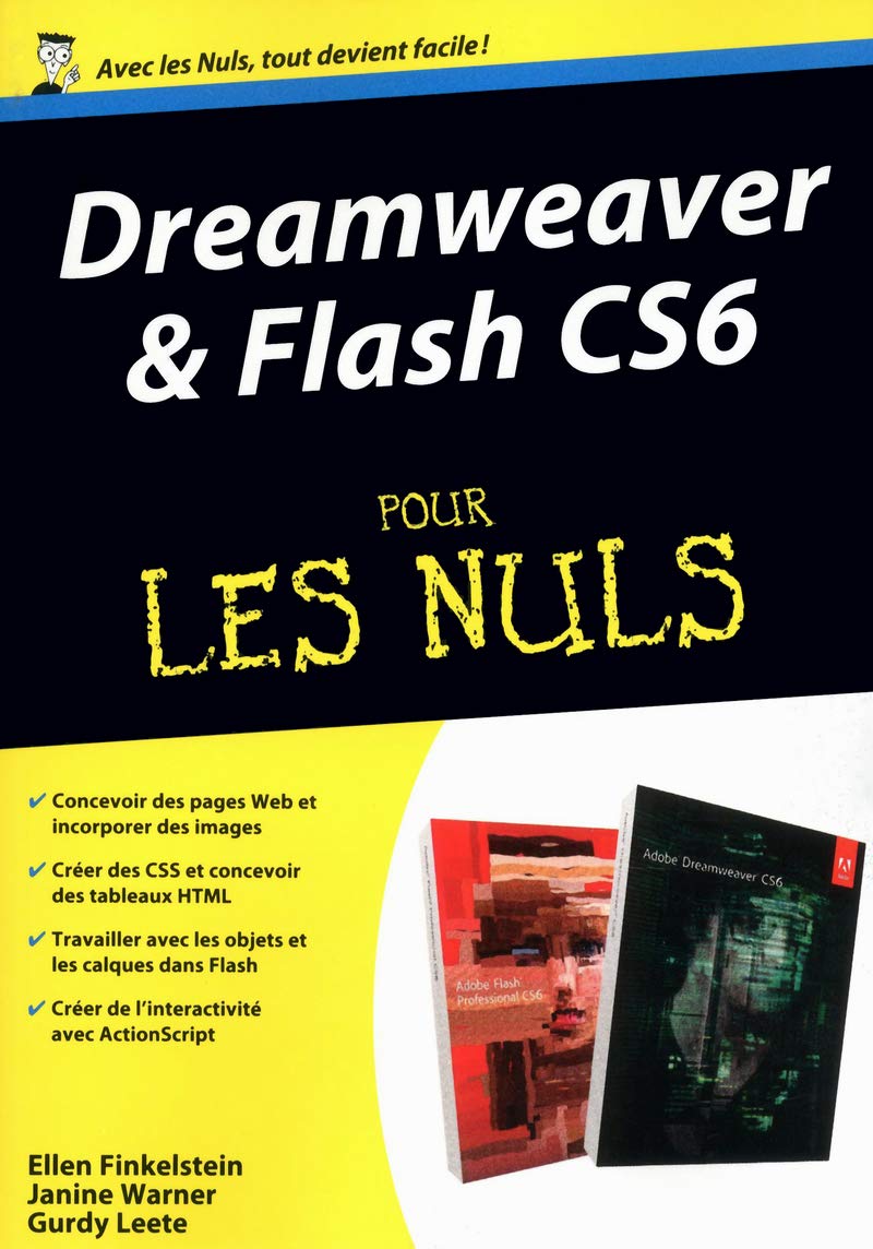 Dreamweaver et Flash CS6 Megapoche Pour les nuls book