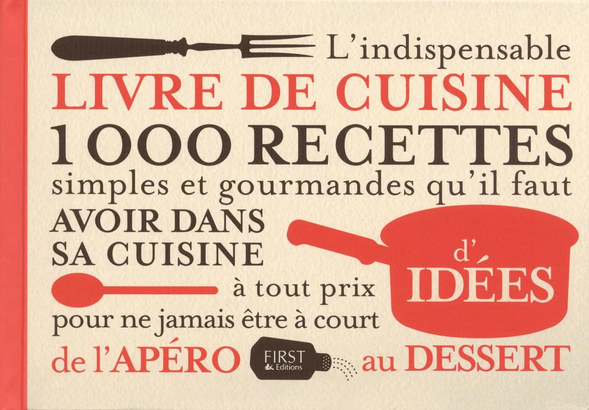 L'indispensable livre de cuisine 1000 recettes Books