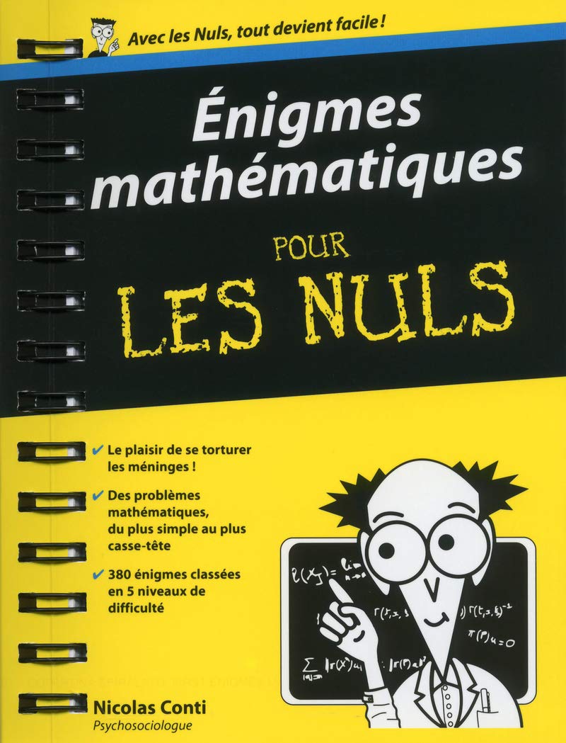 Enigmes mathématiques poche pour les nuls Leisure, Home & Garden