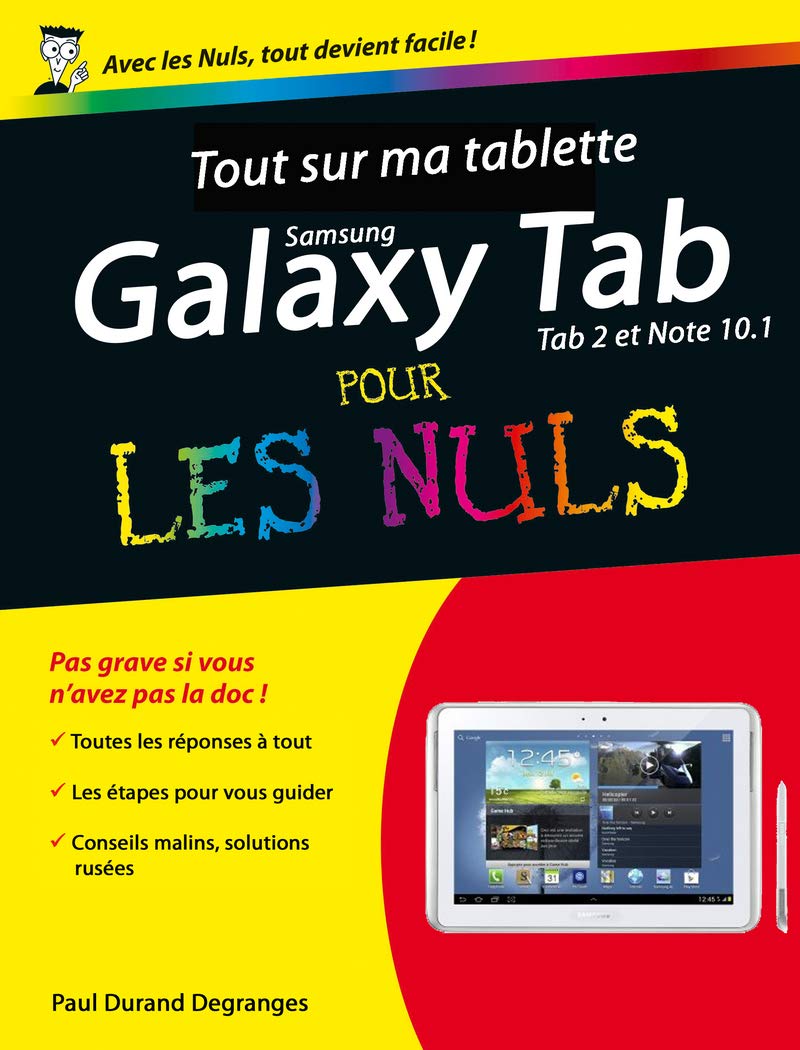 Tout sur ma tablette Samsung Galaxy (Tab 2 et Note) Pour les nuls Computer Science