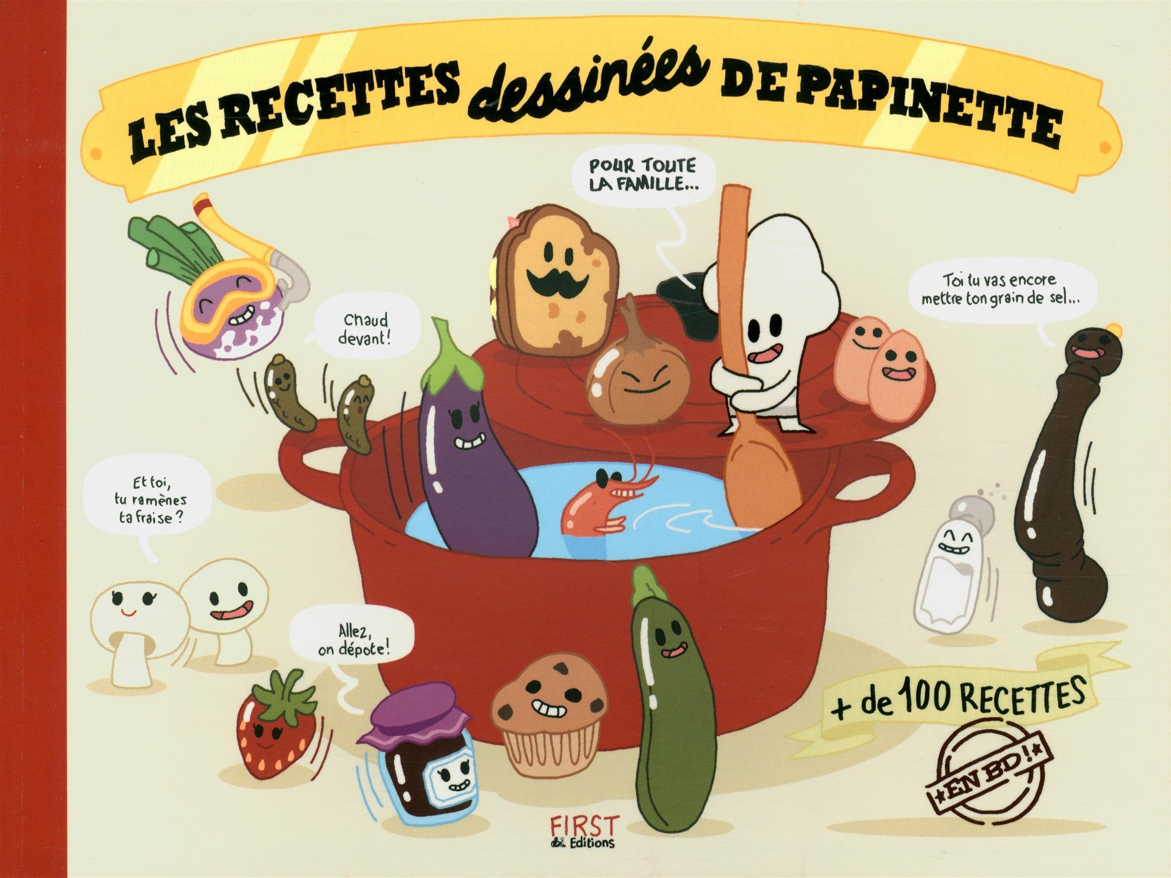 Les recettes dessinées de Papinette Books