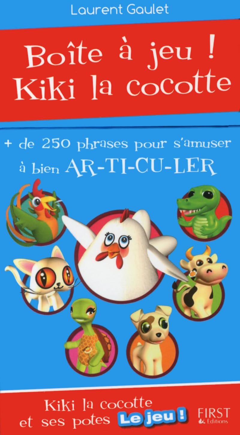 Boîte à jeu ! Kiki la cocotte: + de 250 phrases pour s'amuser à bien ar-ti-cu-ler ! Books