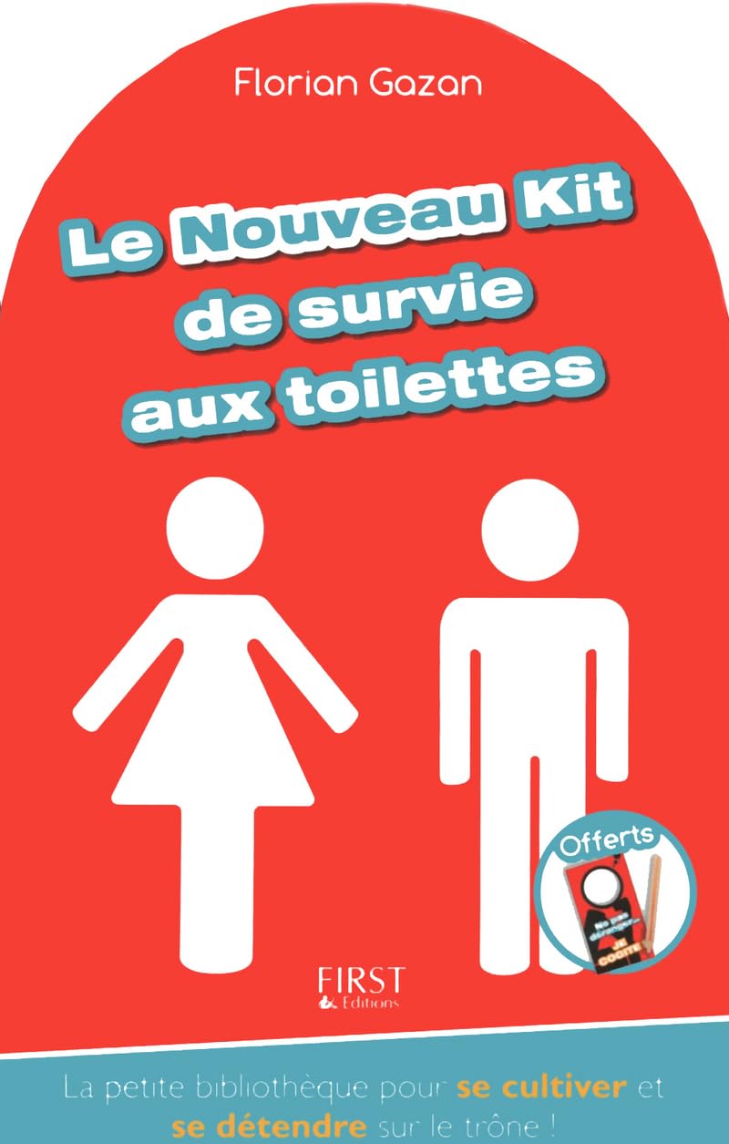 Le Nouveau Kit de survie aux toilettes: La petite bibliothèque pour se cultiver et se détendre sur le trône ! Coffret 5 volumes avec un door-hanger et un crayon Books