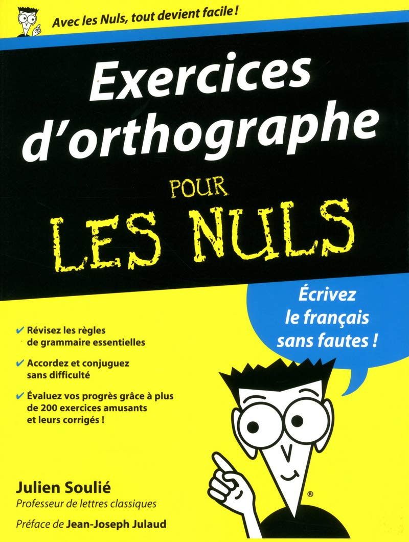 Exercices d'orthographe pour les nuls Non-fiction