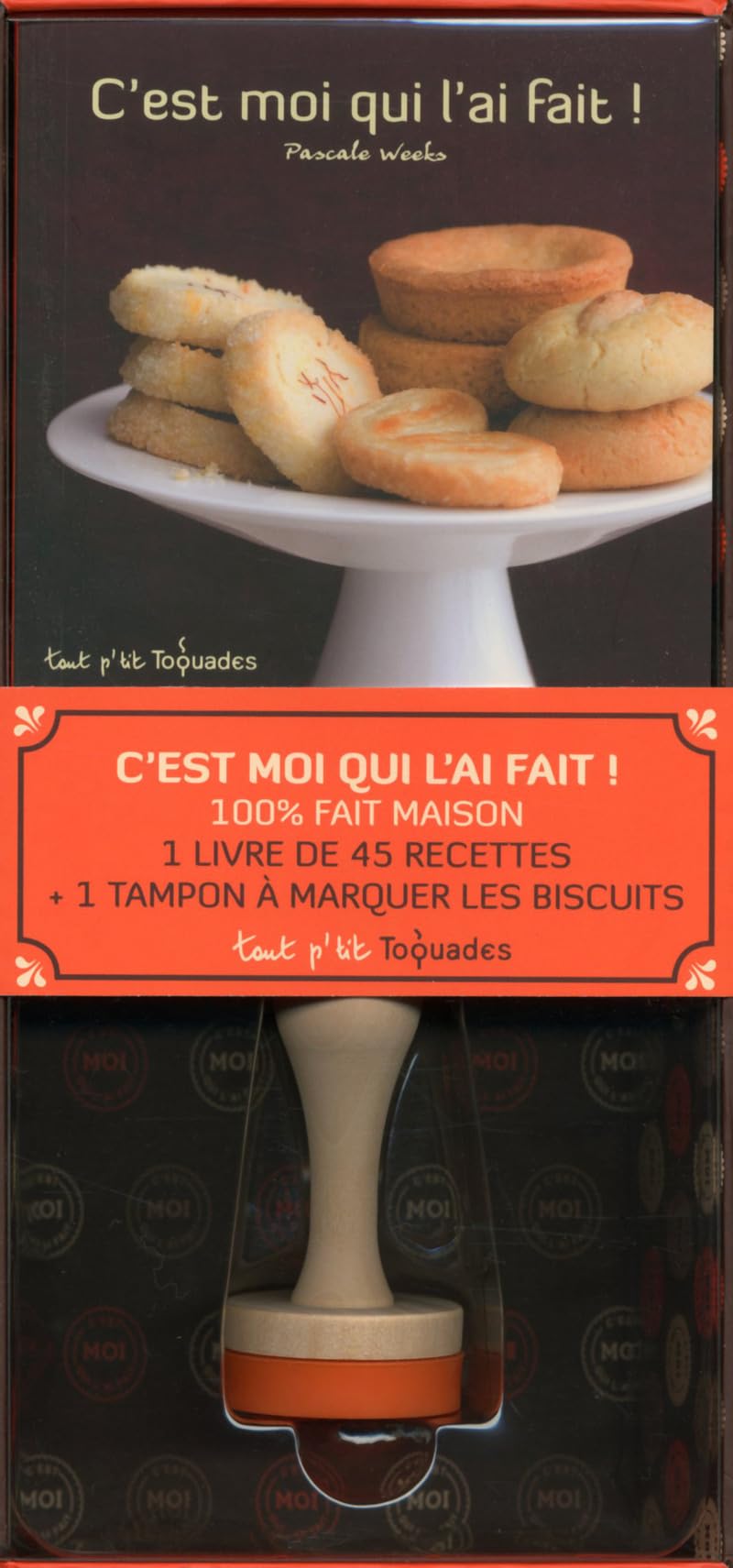 C'est moi qui l'ai fait !: 1 livre de 45 recettes + 1 tampon à marquer les biscuits Books