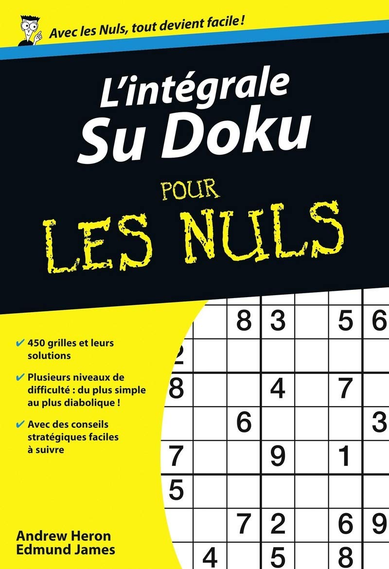 L'intégrale Su Doku Pour les Nuls Leisure & Fun