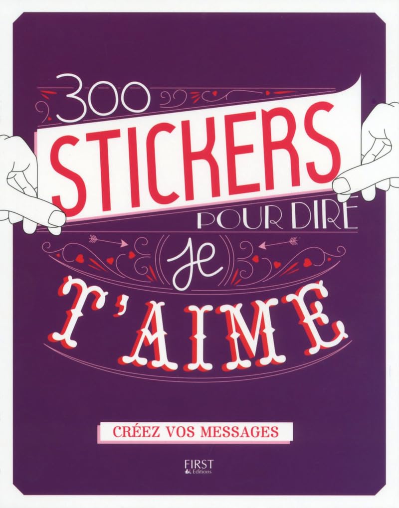 300 stickers pour dire je t'aime book