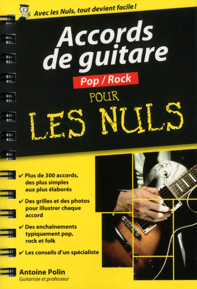 Accords de guitare Pop-Rock pour les Nuls poche book