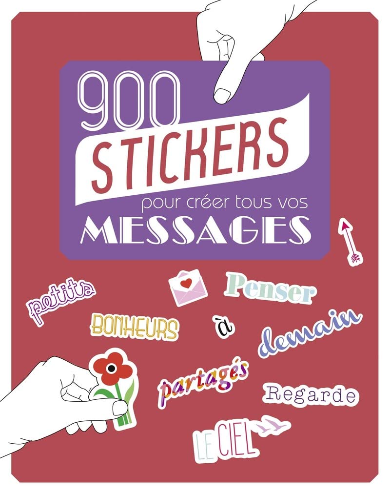 900 stickers pour créer tous vos messages book