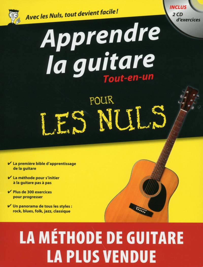 Apprendre la guitare Tout-en-un Pour les Nuls Arts & Music