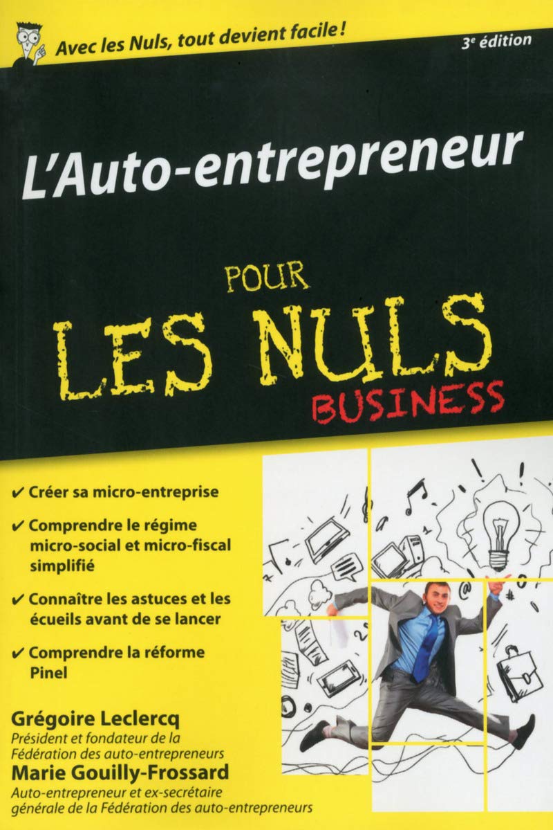 L'Auto-entrepreneur Poche Pour les Nuls Business Business, Finance & Career