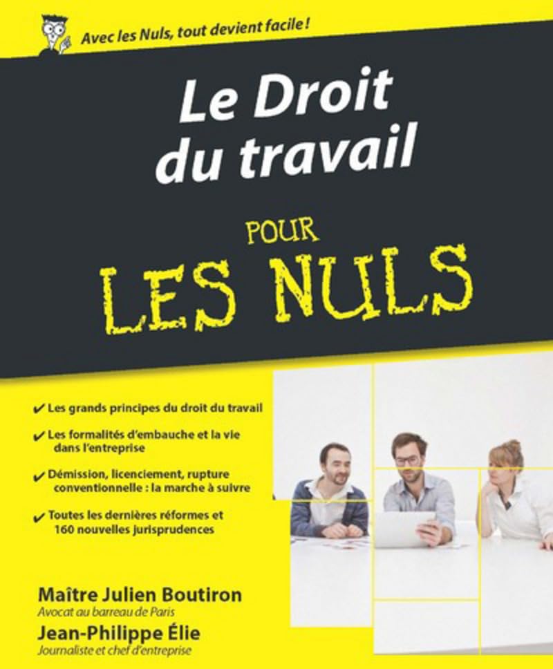 Le droit du travail Pour les Nuls, 3e Business, Finance & Career