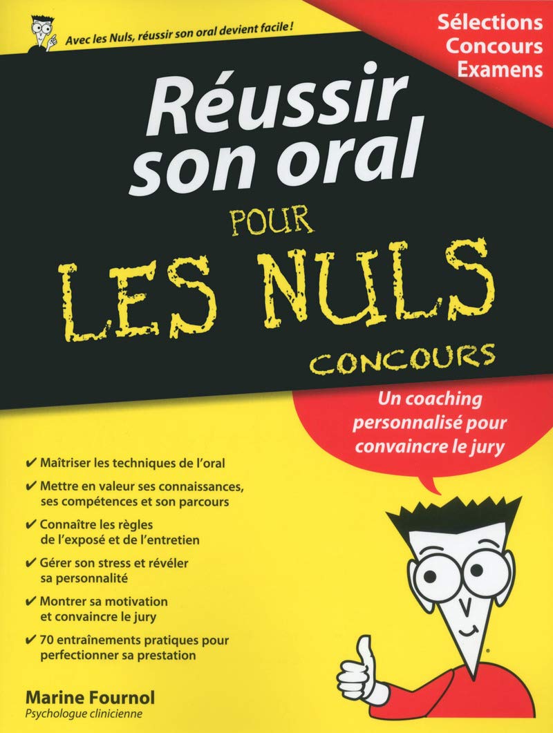 Réussir son oral pour les Nuls Concours book