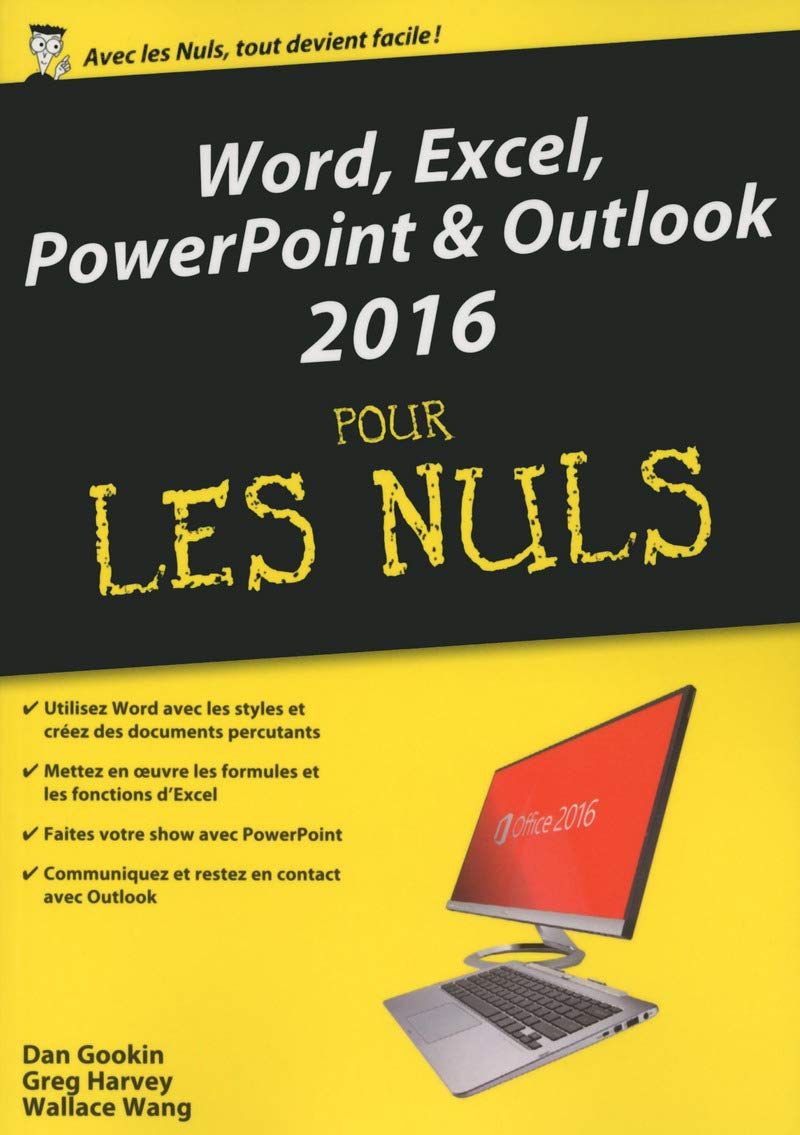 Word, Excel, PowerPoint, Outlook 2016 Megapoche Pour les Nuls Computer Science