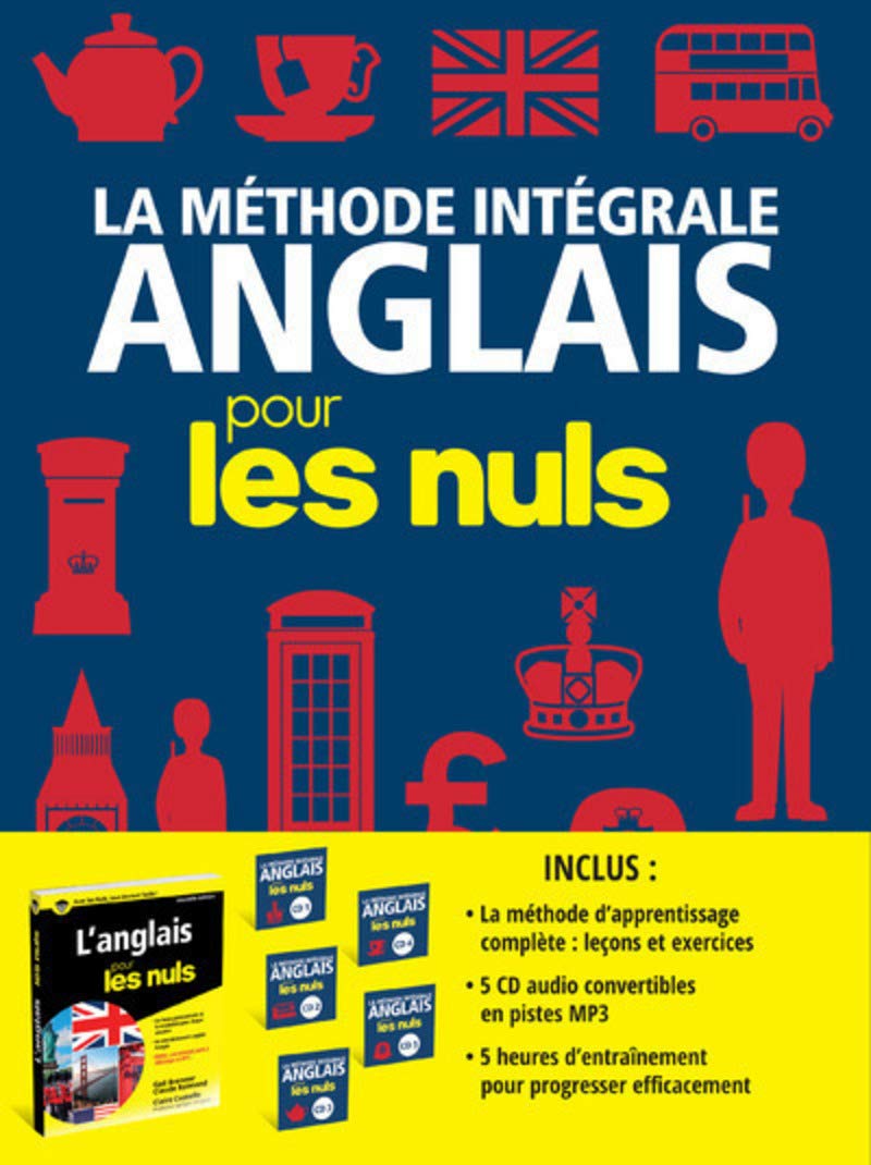 La méthode intégrale Anglais pour les Nuls - 5 CD + 1 livre book