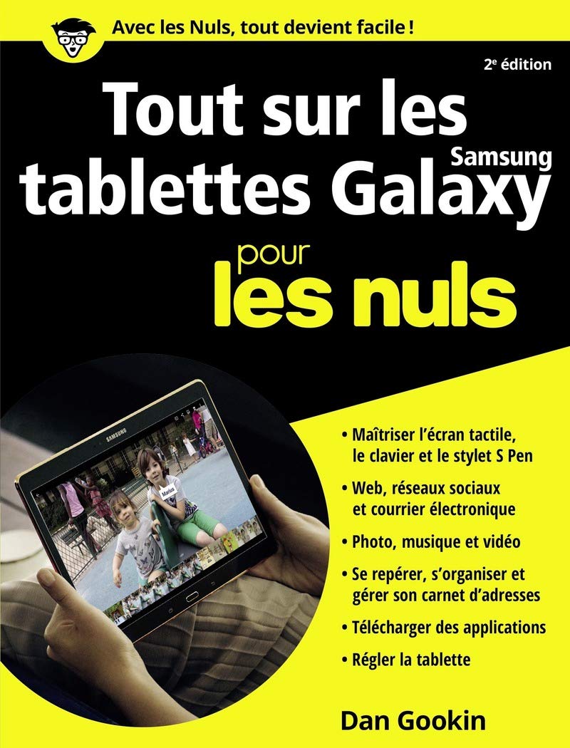 Tout sur les tablettes Samsung Galaxy pour les Nuls book