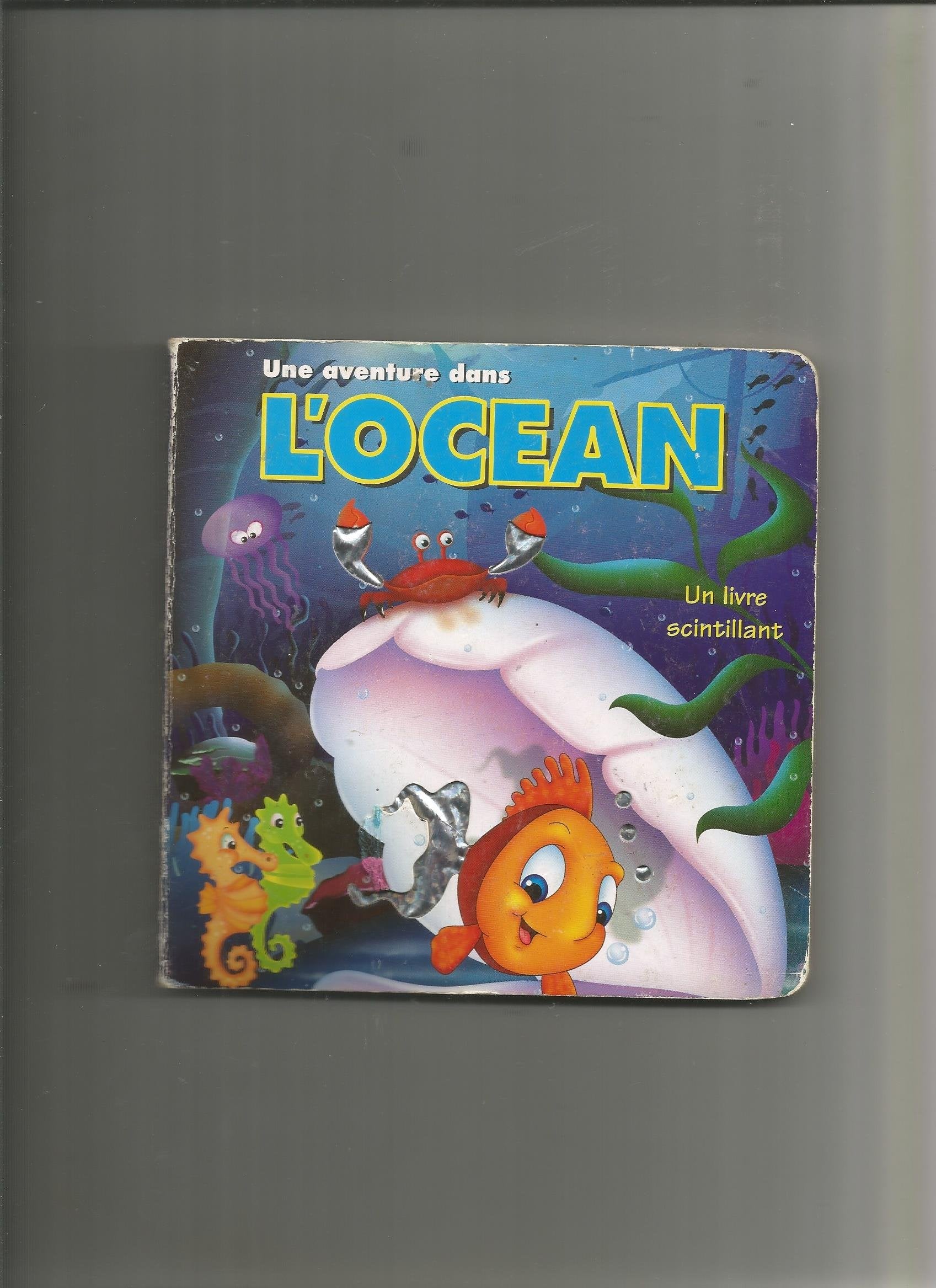 Une aventure dans l'océan - un livre scintillant book