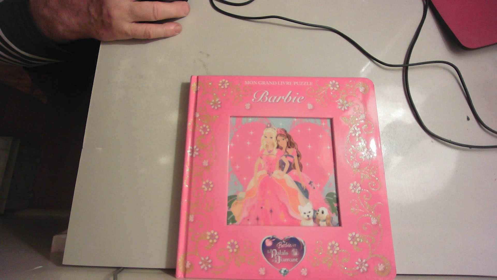 Mon grand livre puzzle barbie book