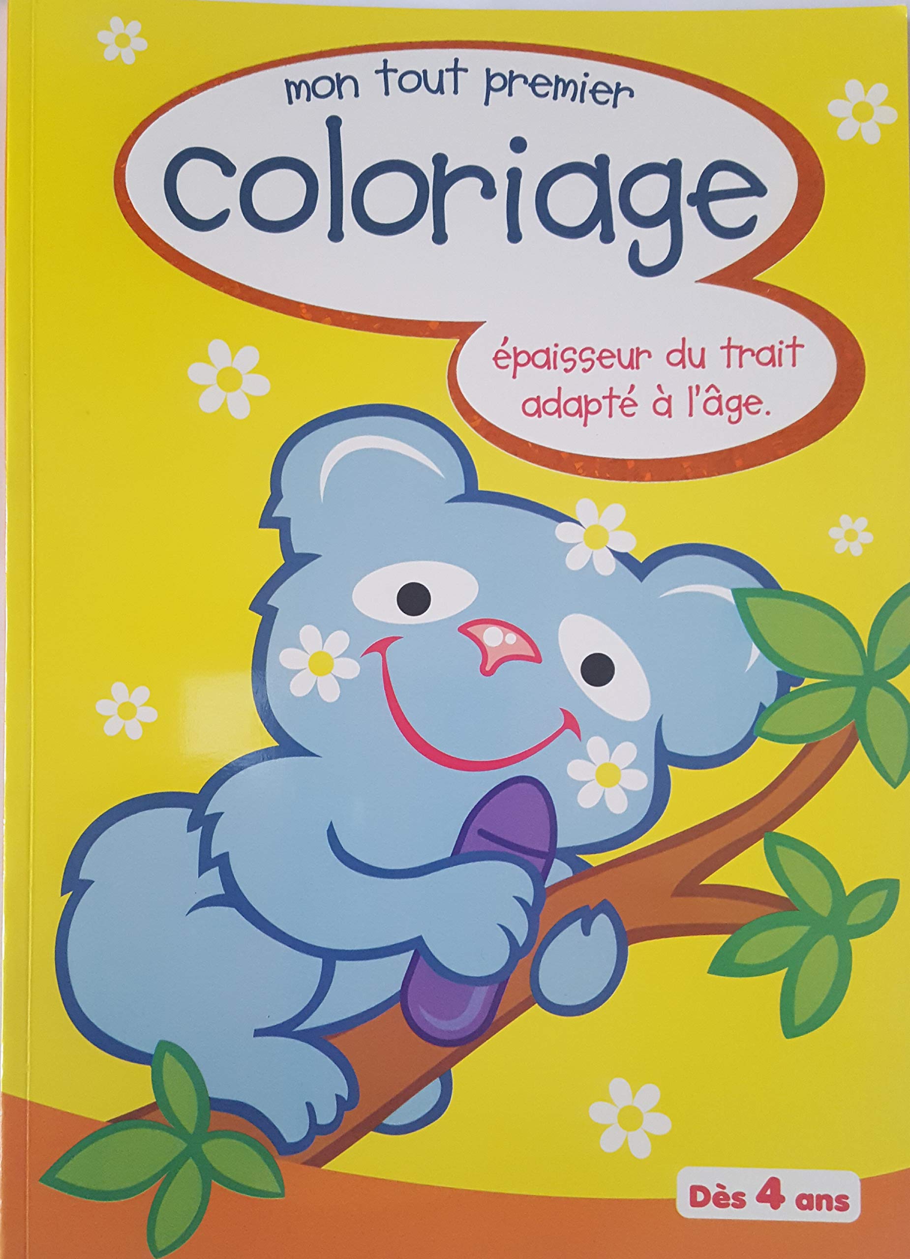 Mon tour premier coloriage épaisseur du trait adapté à l'age (dès 4 ans) book