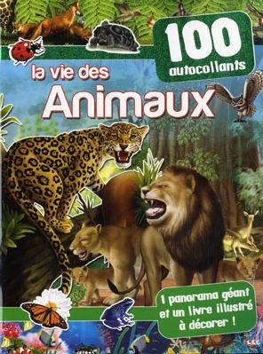 Product Image: LES ANIMAUX (VERT). 100 AUTOCOLLANTS + 1