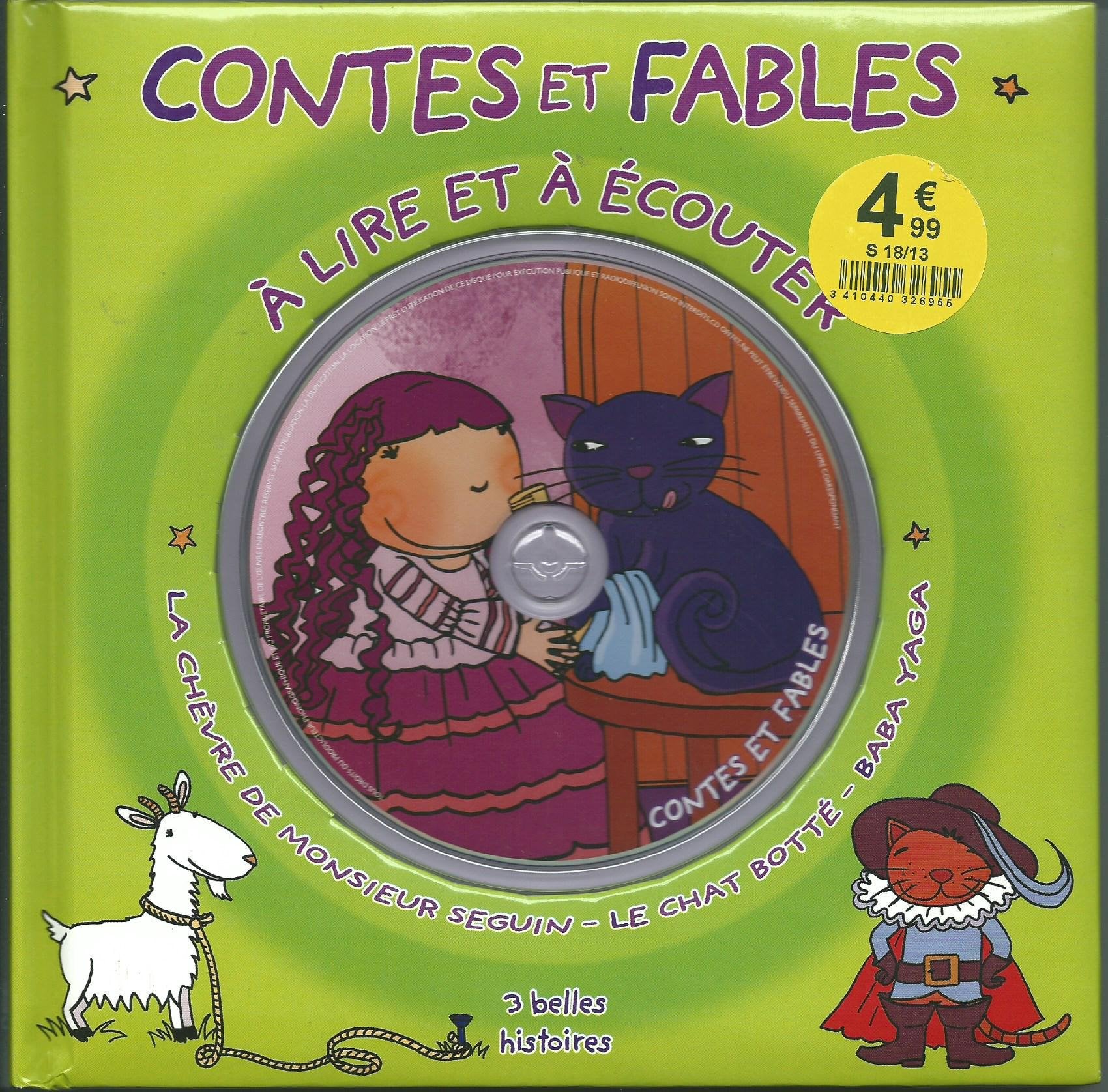 CONTES ET FABLES A LIRE ET A ECOUTER 3 BELLES HISTOIRES book