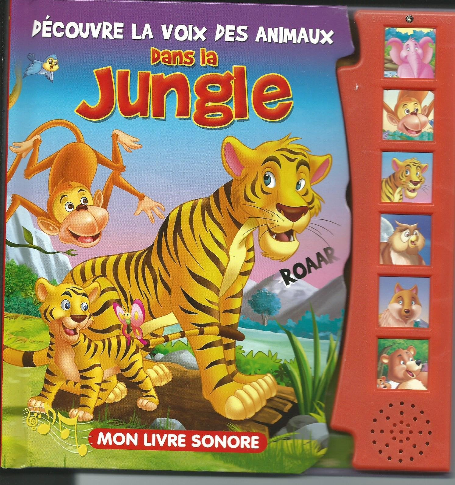 DECOUVRE LA VOIX DES ANIMAUX DANS LA JUNGLE book