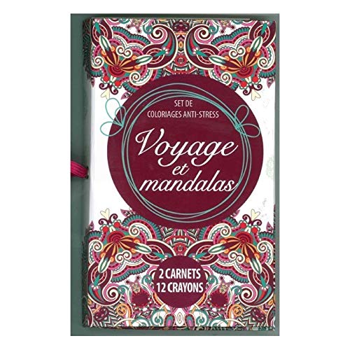 Coffret voyage et mandalas (2 carnets + 12 crayons) Books
