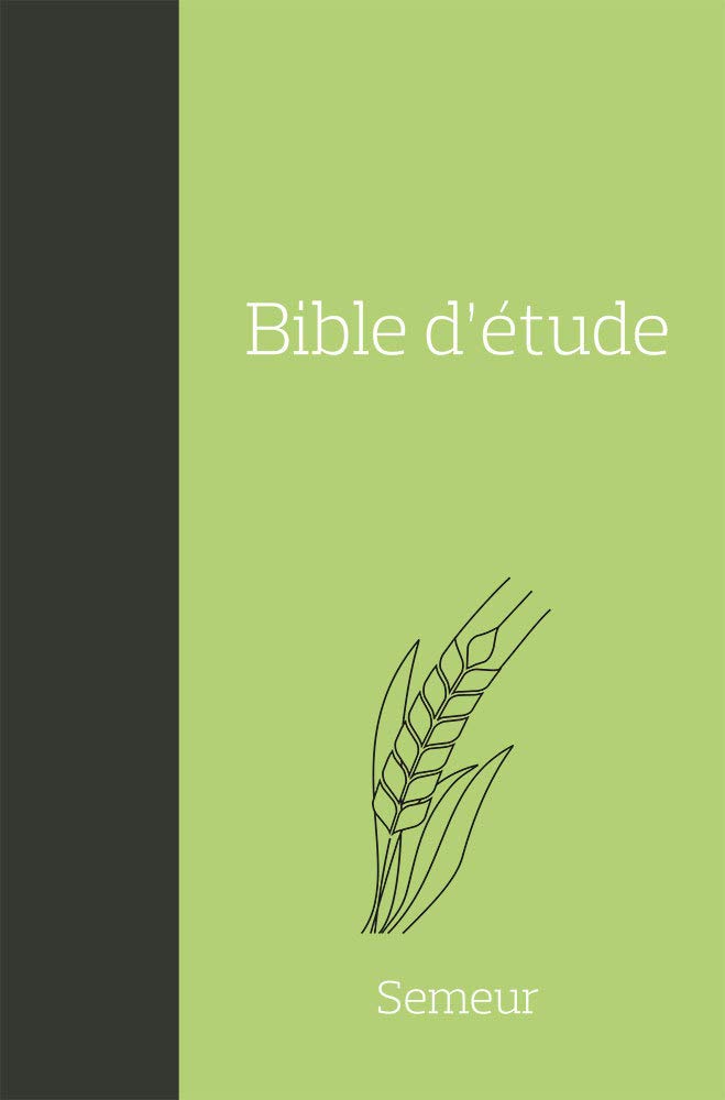 Bible Semeur d'étude couverture souple duo vert book