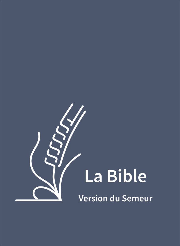 La Bible. Version du Semeur. Gros Caractères. Couverture semi-souple textile bleu: à gros caractères, Couverture semi-souple textile bleu Books