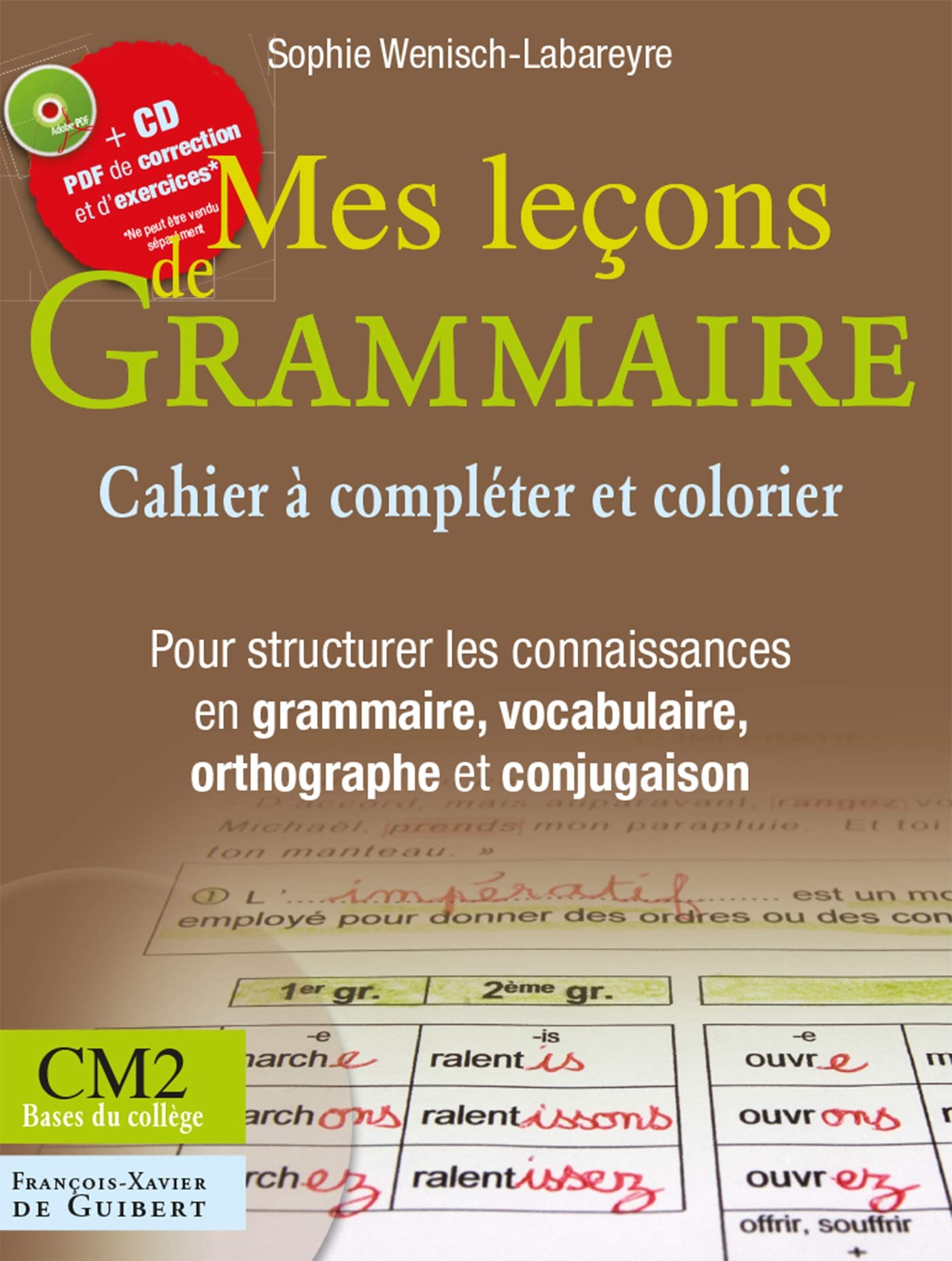 Mes leçons de grammaire: CM2-Bases du collège book