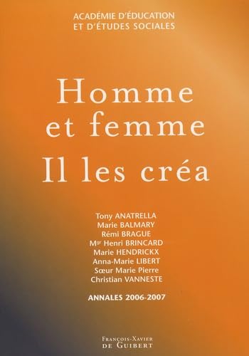 Homme et femme: Il les créa book