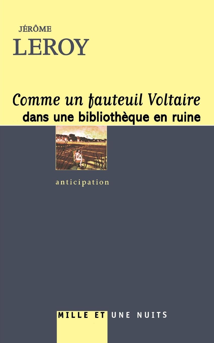 Comme un fauteuil Voltaire dans une bibliothèque en ruine Contemporary literature