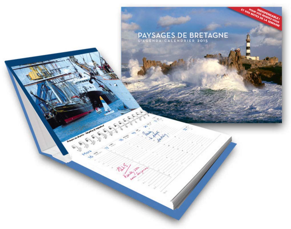L'Agenda-Calendrier Paysages de Bretagne 2015 book