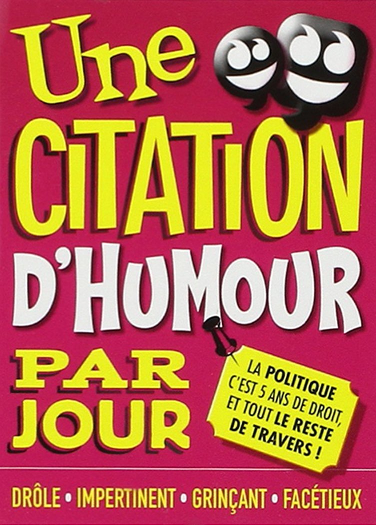 Une citation d'humour par jour 2015 book